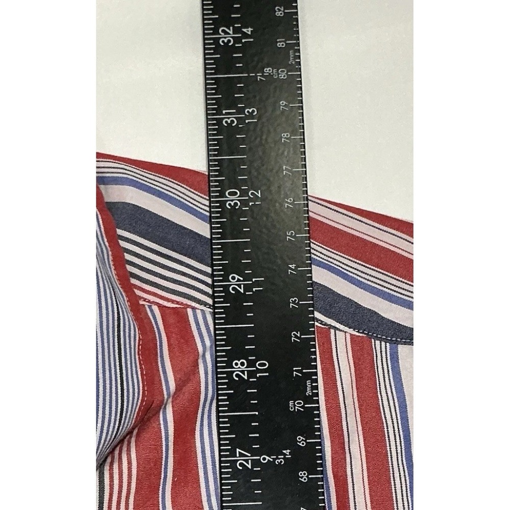 Polo Ralph Lauren Westerton Shirt Mens Large Red Striped Casual Preppy Cotton - Picture 5 of 5